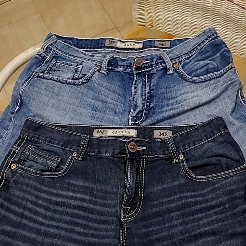 Lot of 2 Buckle Designer Jeans 34R